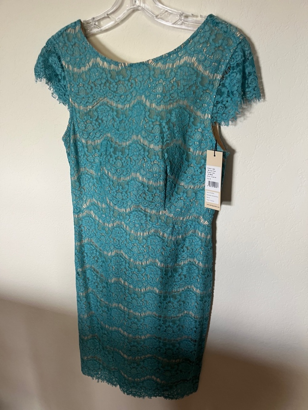 Darling Teal Lace Midi Dress